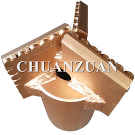 12/4 &quot;4&quot; PDC Drag Bit Step Type نوع مته الماس پلی کریستالی 311 میلی متر برای حفاری چاه آب