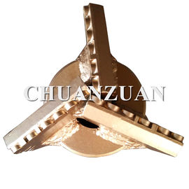 12/4 &quot;4&quot; PDC Drag Bit Step Type نوع مته الماس پلی کریستالی 311 میلی متر برای حفاری چاه آب