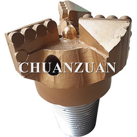 146MM PDC کشیدن بیت 3 تیغه / طلای PDC بیت حفاری تجهیزات