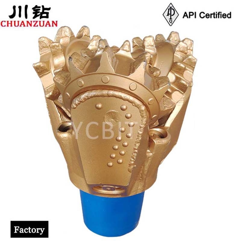 12 1/4 اینچ دندان آسیاب IADC127 برای مته مخروطی مته کارخانه فولادی دندانه آب حفاری چاه آب